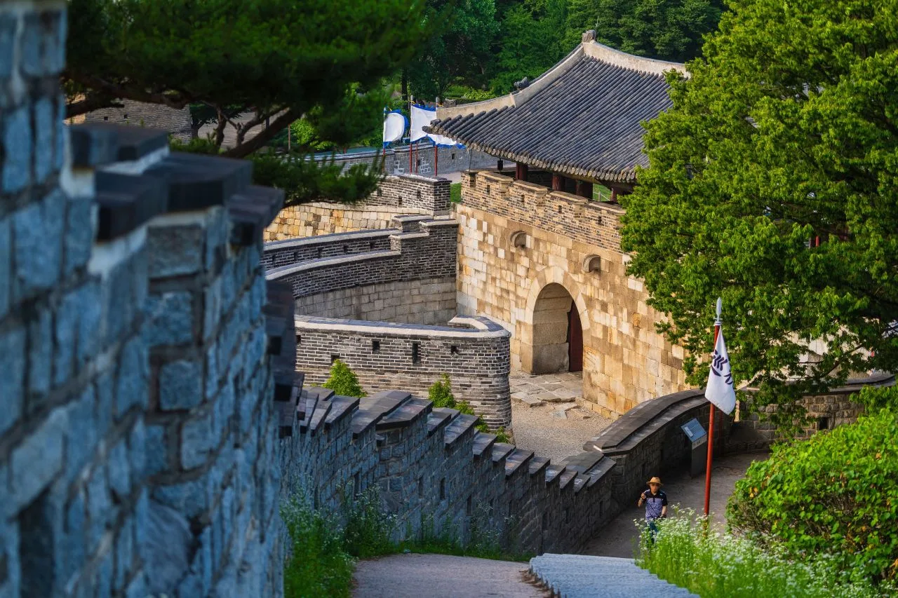 Suwon Hwaseong Fortress, built by King Jeongjo