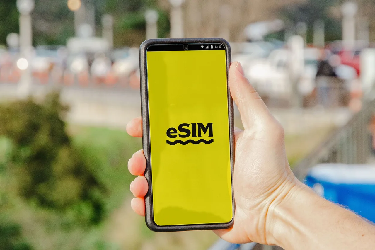 A prepaid SIM card